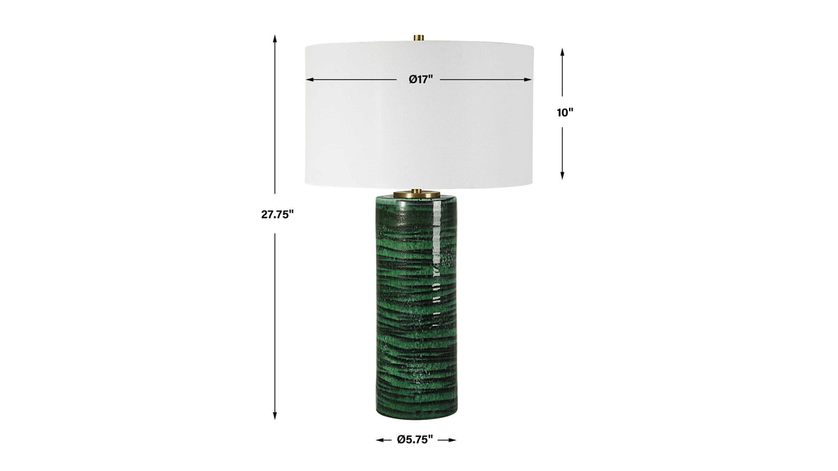 Galeno - Emerald Table Lamp - Green