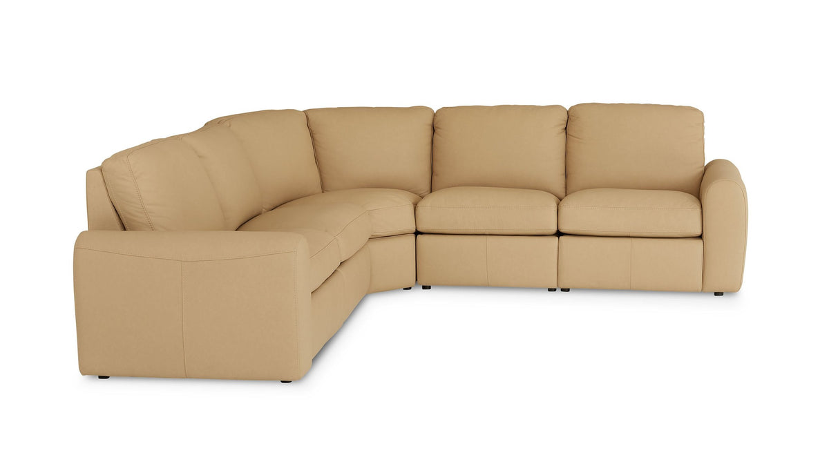 Sonny Leather Power Reclining Sectional