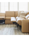 Sonny Leather Power Reclining Sectional
