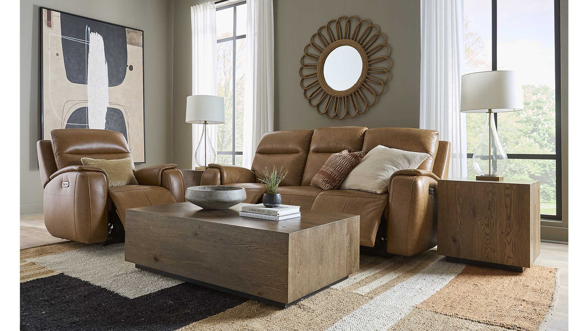 Marion Leather Power Reclining Sofa