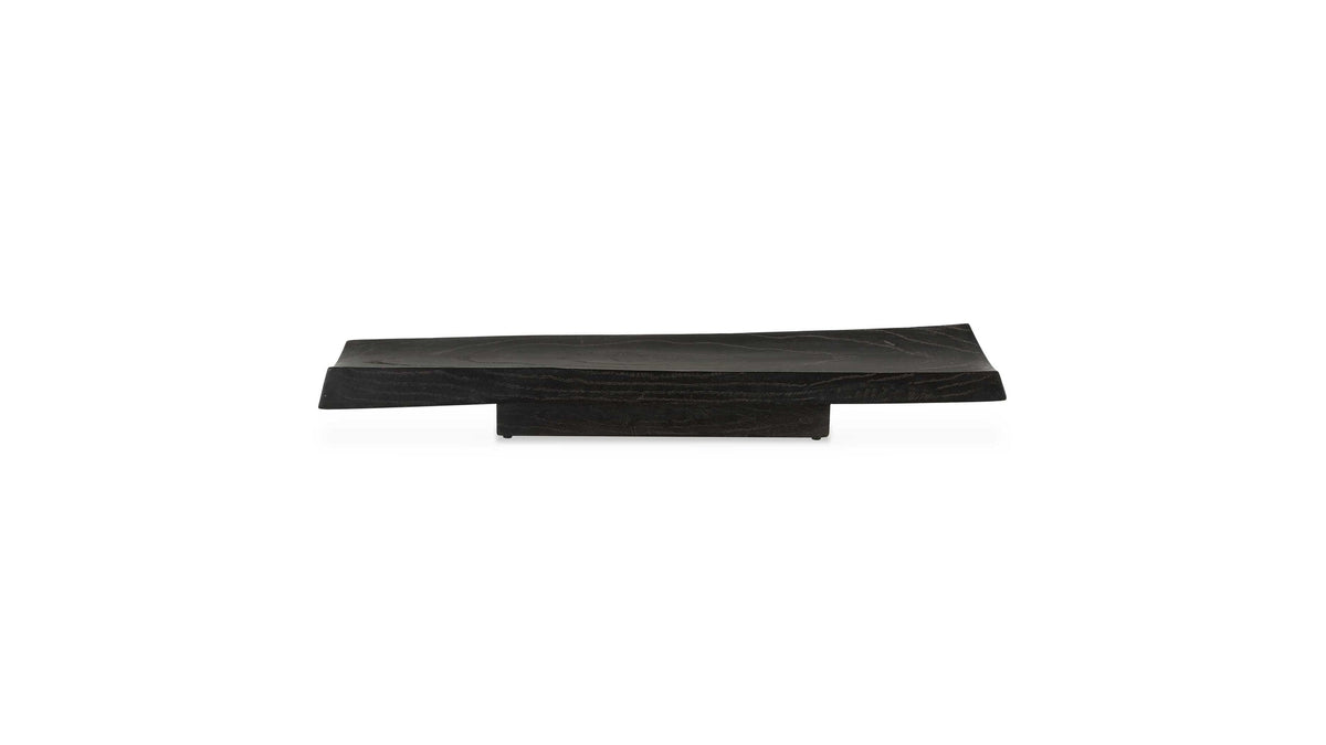 Ciaran - Indoor-Outdoor Wooden Tray - Black