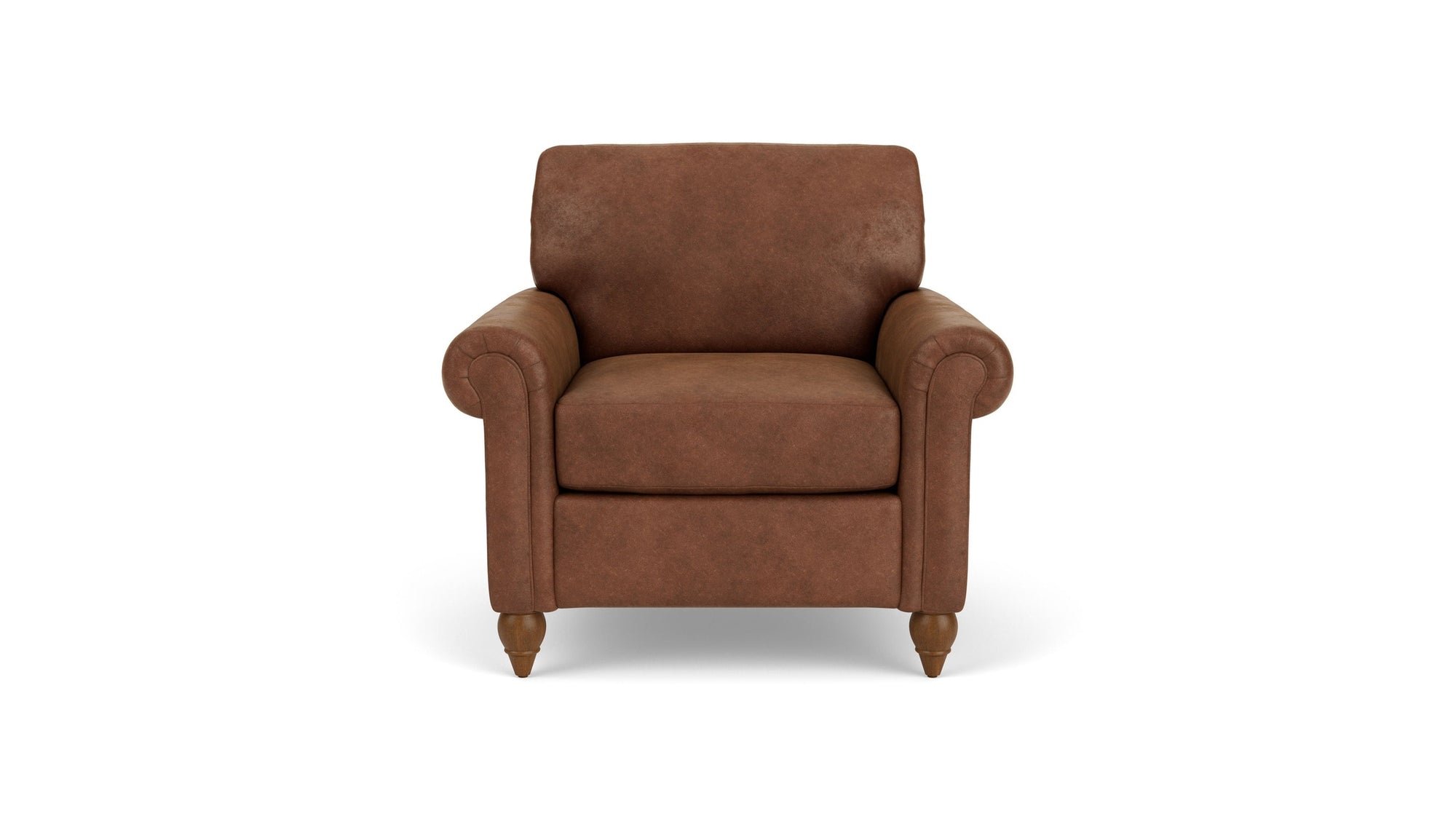 Moxy - Fabric Chair With Rolled Arms