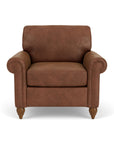 Moxy - Fabric Chair With Rolled Arms