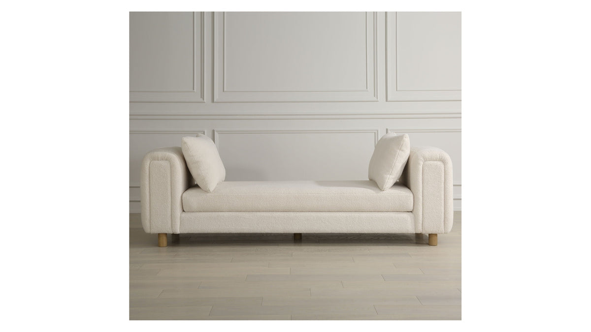 Repose - Oversized Ivory Bench