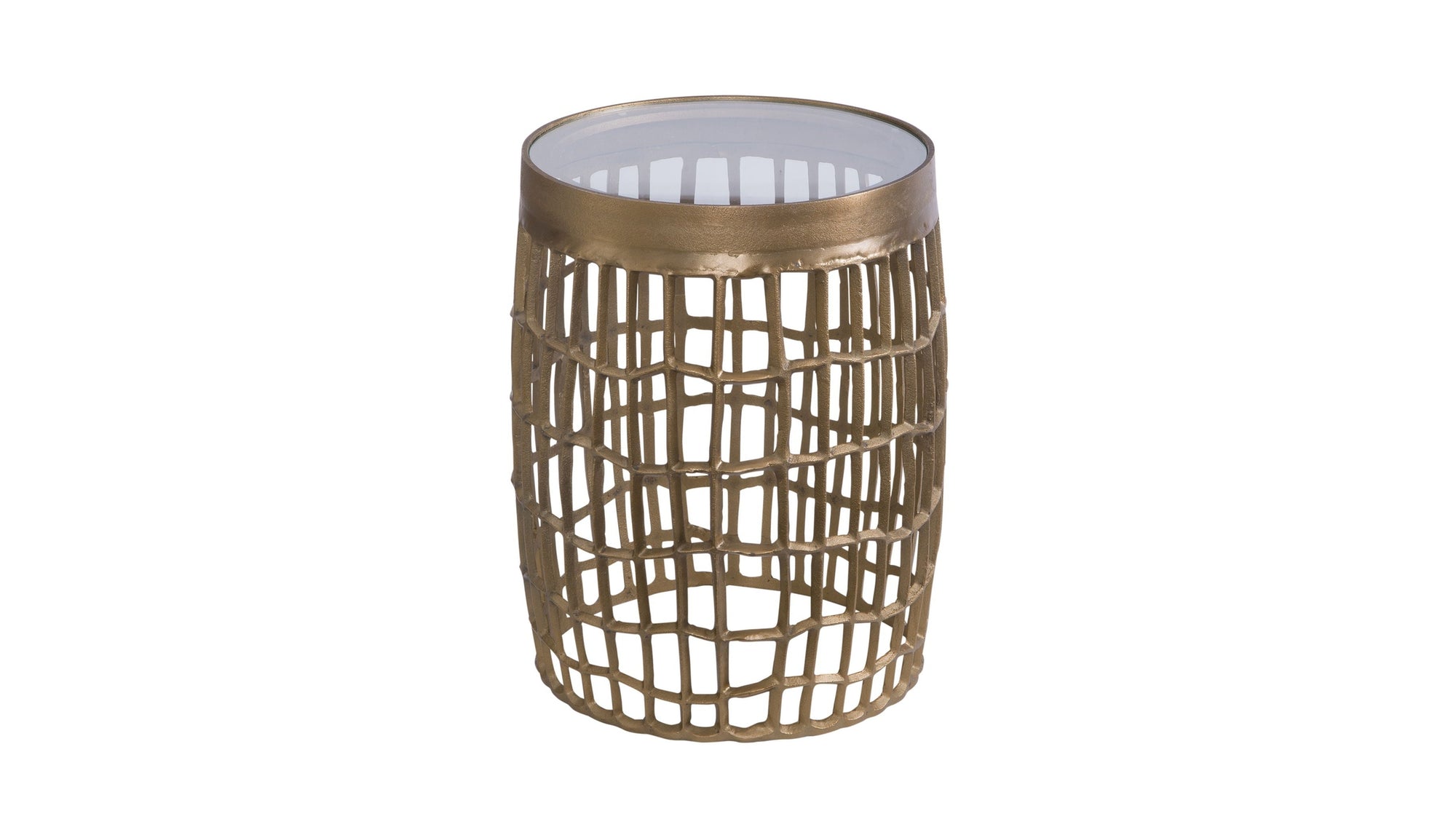 Harper - Accent Table - Antique Brass