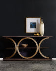 Melange - Presidio Console Table - Dark Brown