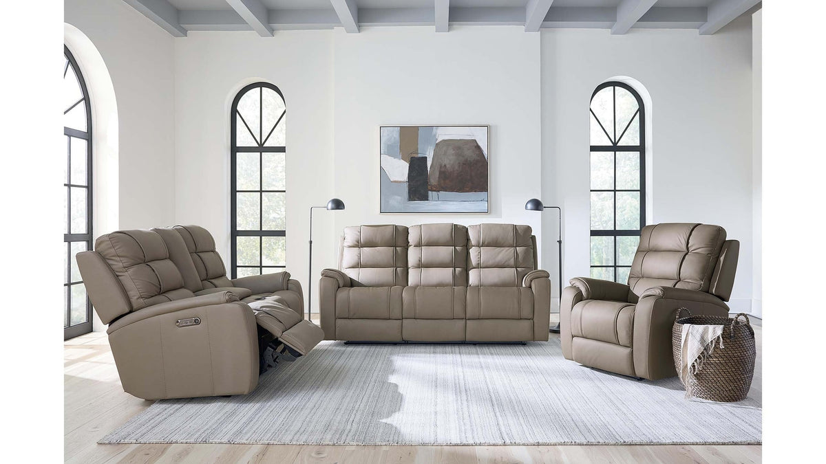 Wendell Leather Power Reclining Sofa