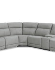 Fletcher Leather Power Reclining Sectional