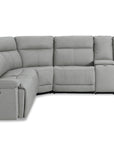 Fletcher Leather Power Reclining Sectional