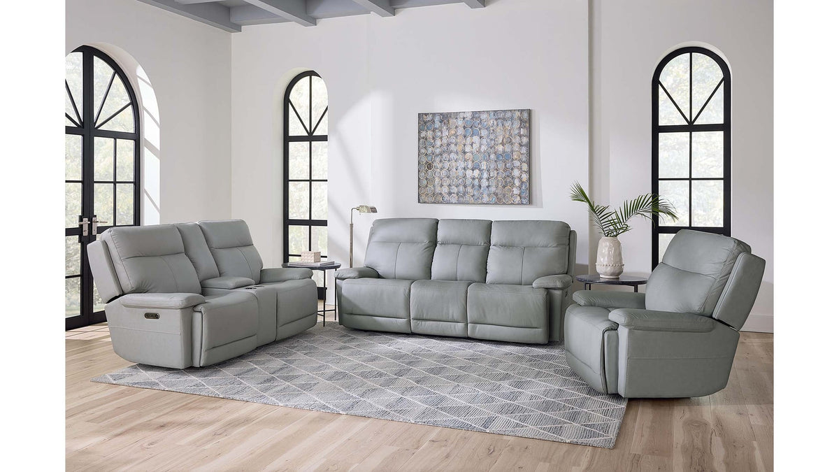 Fletcher Leather Power Reclining Sofa