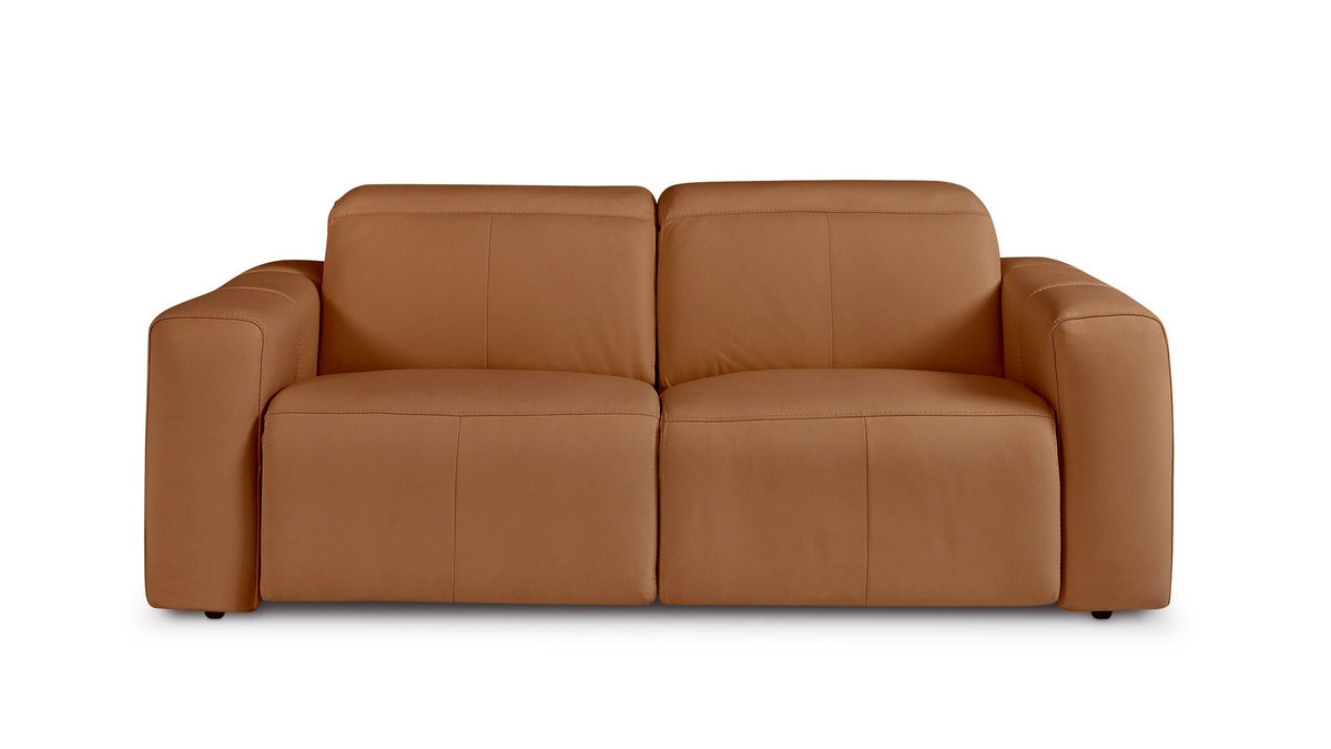 Airy Leather Power Reclining Loveseat