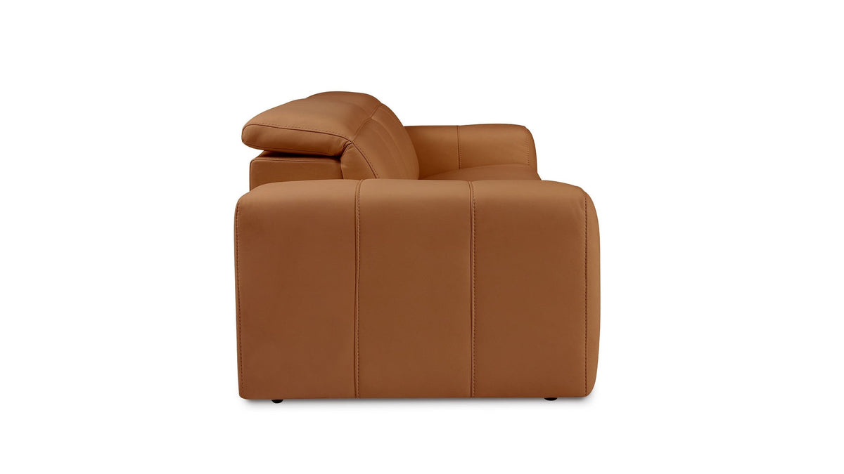 Airy Leather Power Reclining Loveseat