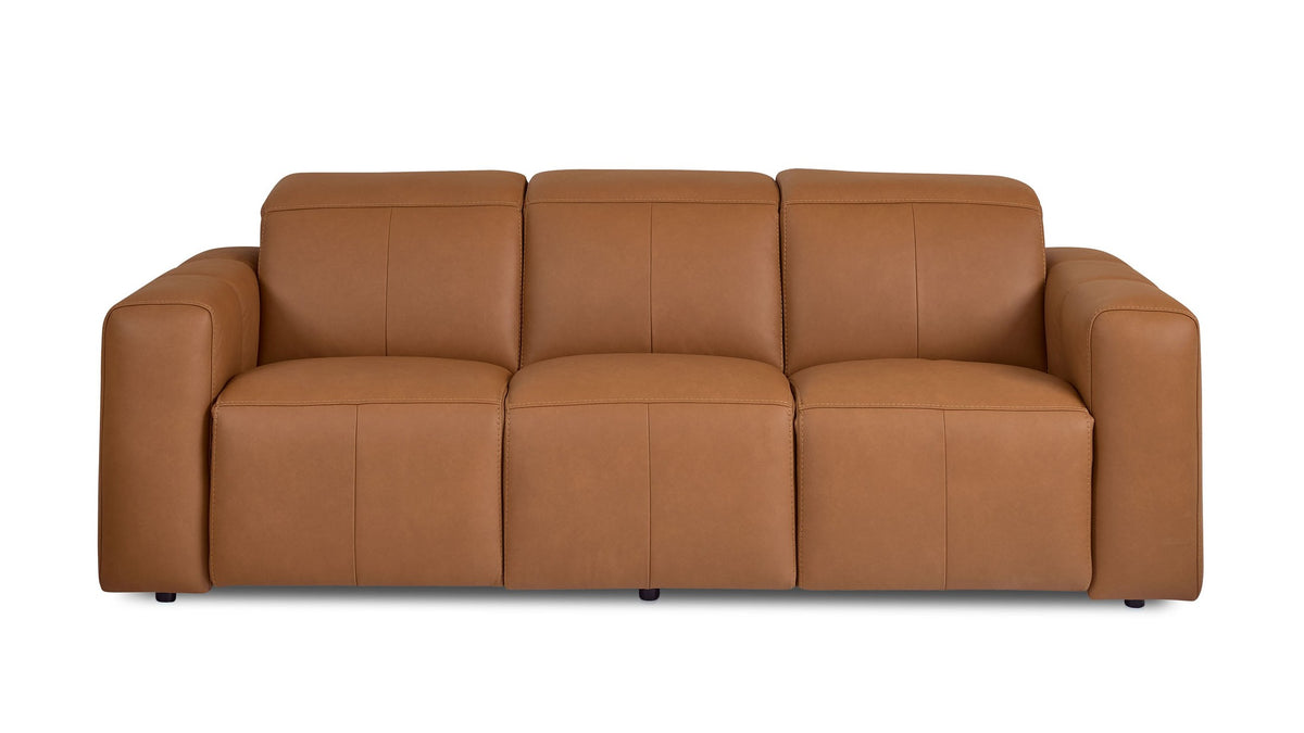 Airy Leather Power Reclining Sofa