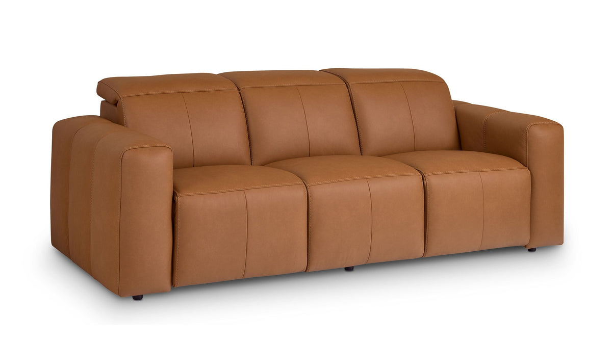 Airy Leather Power Reclining Sofa