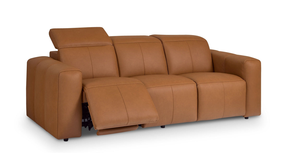 Airy Leather Power Reclining Sofa