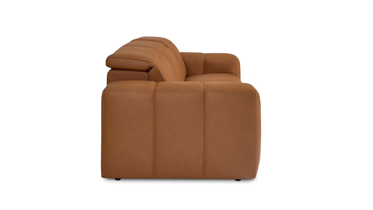 Airy Leather Power Reclining Sofa
