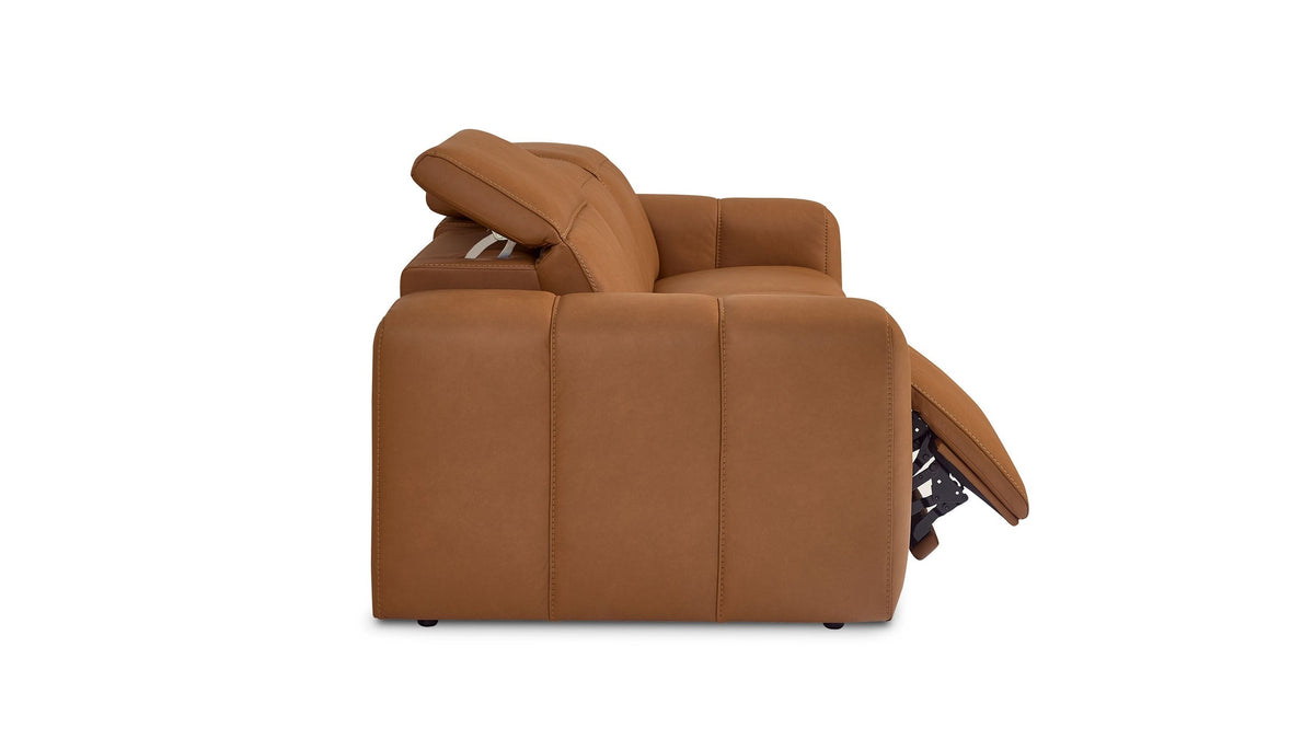 Airy Leather Power Reclining Sofa