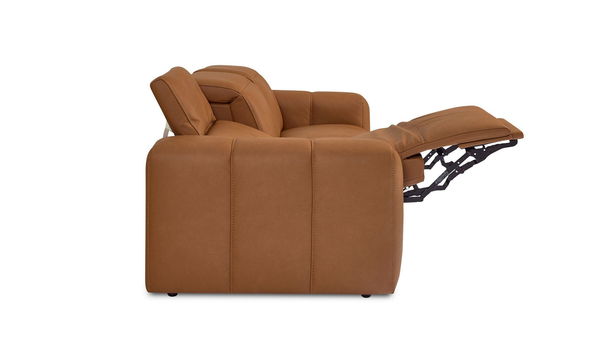 Airy Leather Power Reclining Sofa