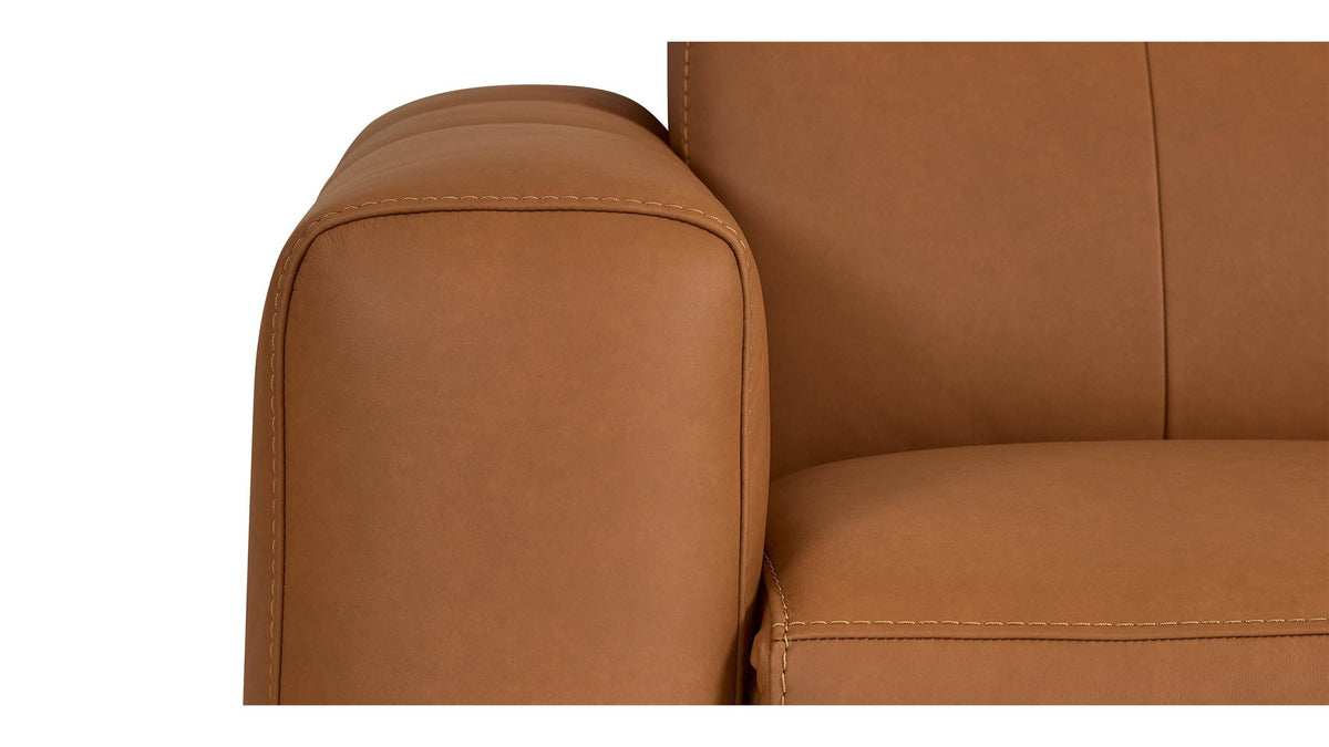 Airy Leather Power Reclining Sofa