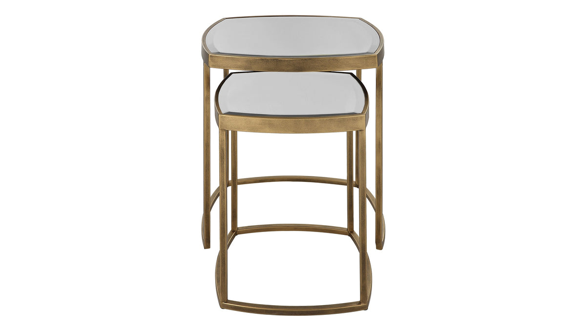 Vista - Nesting Tables Set of 2 - Gold