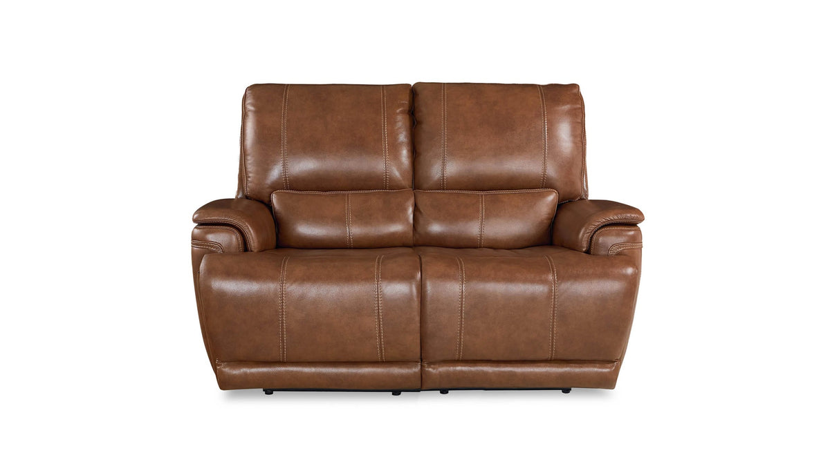 Burlington Leather Power Reclining Loveseat