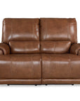 Burlington Leather Power Reclining Loveseat