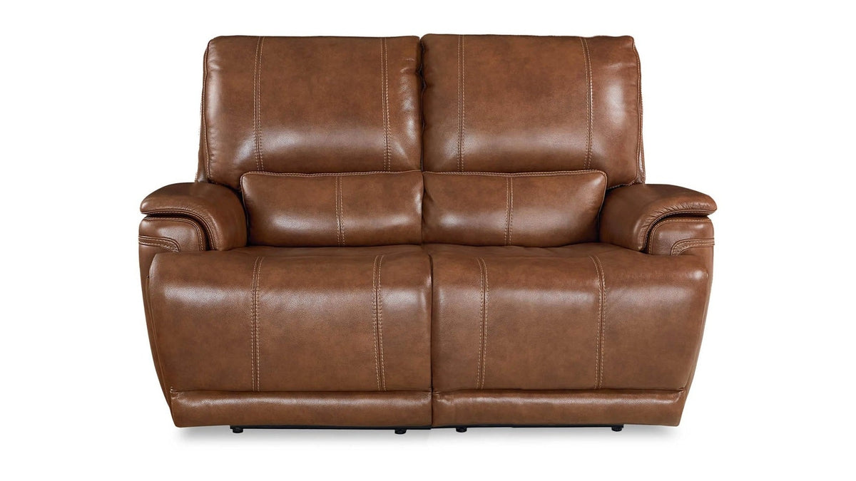 Burlington Leather Power Reclining Loveseat