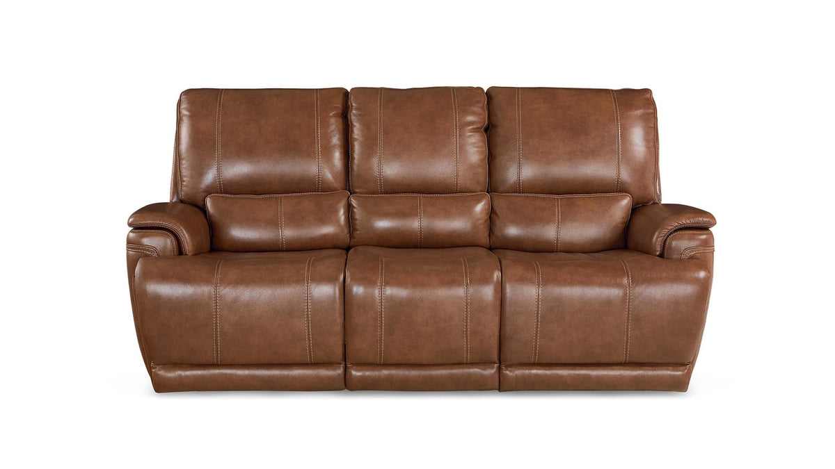 Burlington Leather Power Reclining Sofa