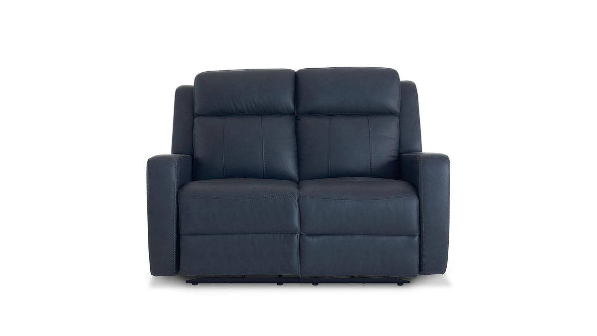 Norwood Leather Power Reclining Loveseat
