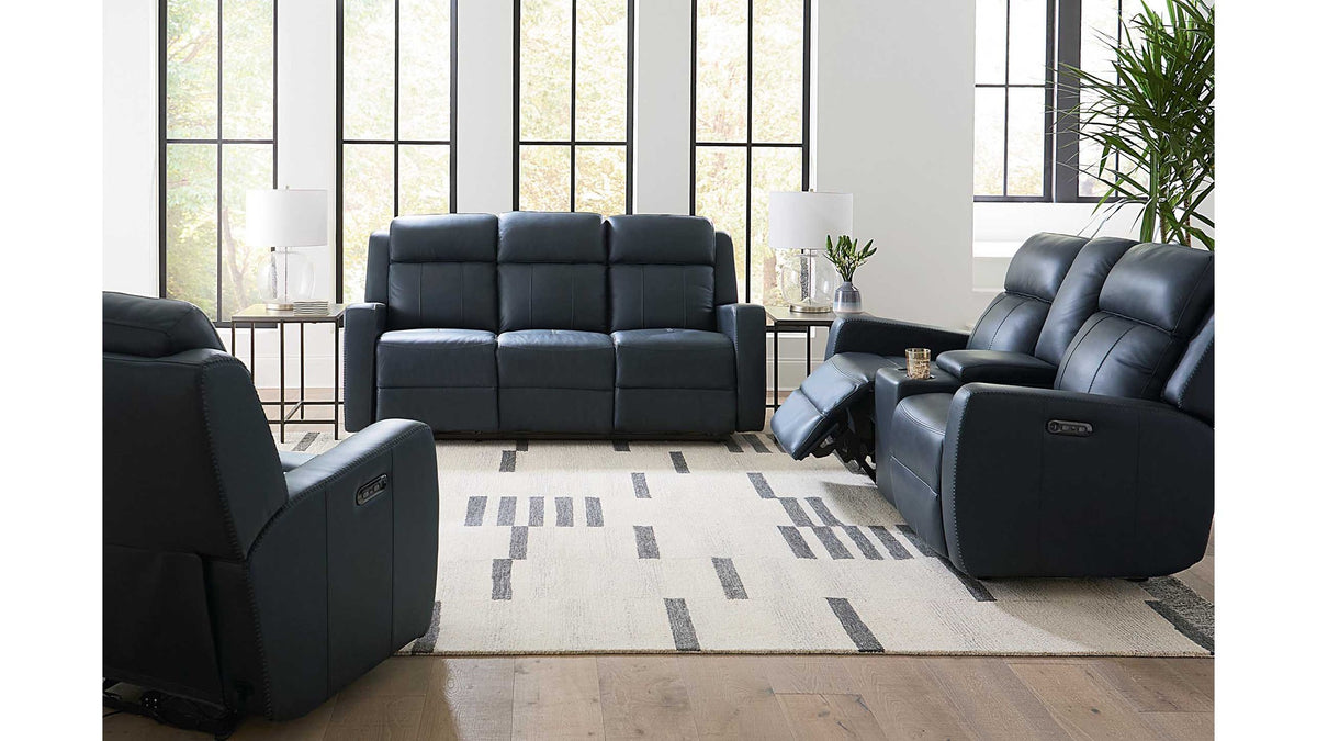 Norwood Leather Power Reclining Sofa