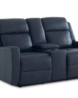 Norwood Leather Power Reclining Loveseat