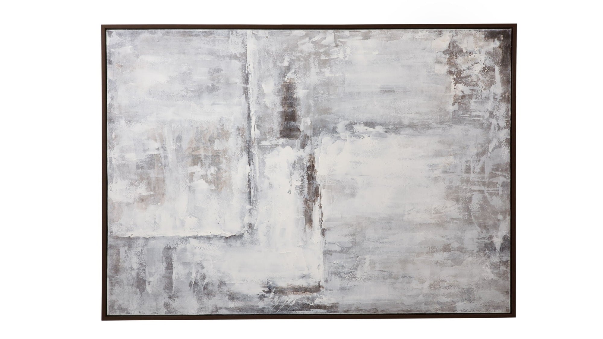 Triad Framed Canvas - Gray