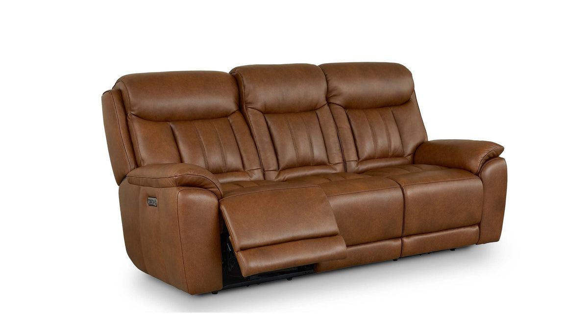 Benson Leather Power Reclining Sofa