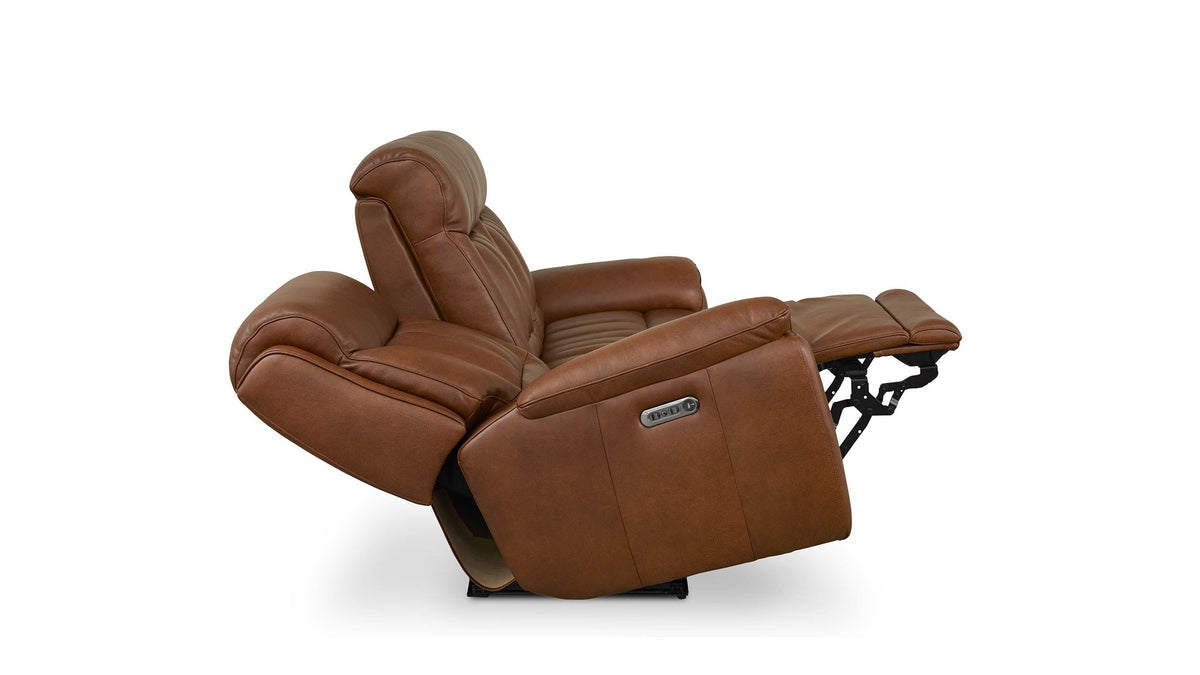 Benson Leather Power Reclining Sofa