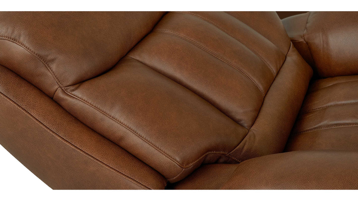 Benson Leather Power Reclining Loveseat