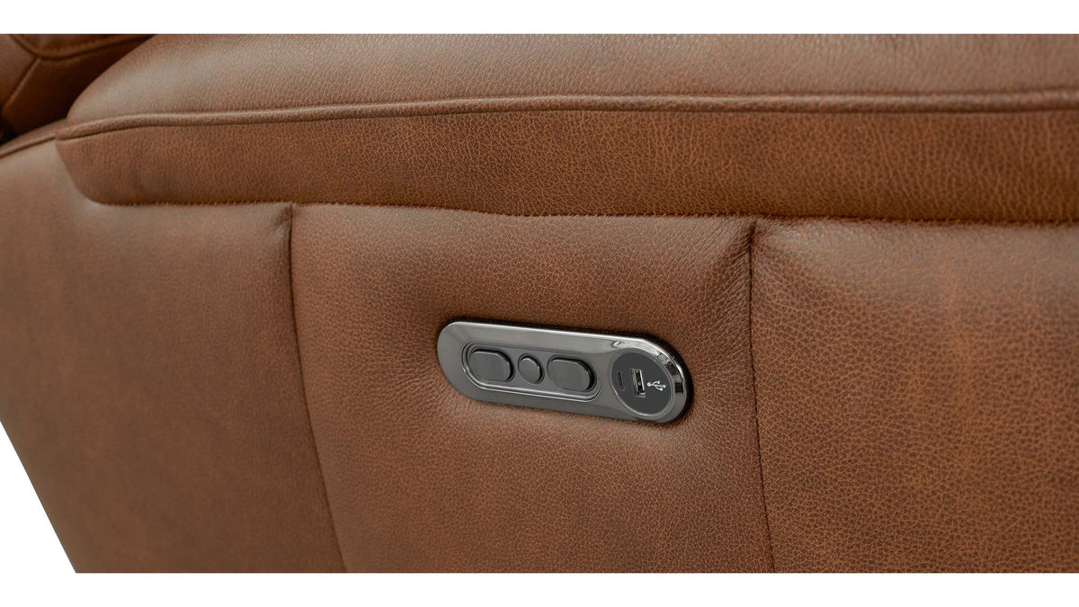Benson Leather Power Reclining Sofa