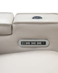 Odessey - Power Console Loveseat Recliner With Power Headrest, Power Lumbar, Heat And Massage