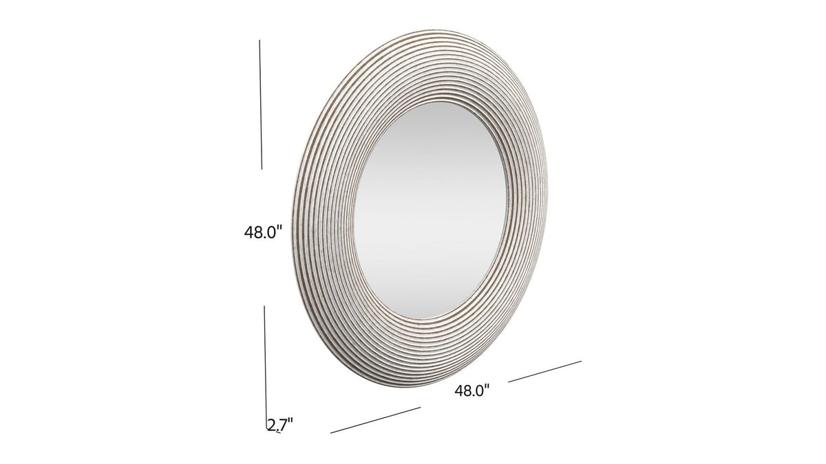 Spin - Wall Mirror - White