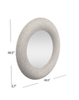 Spin - Wall Mirror - White