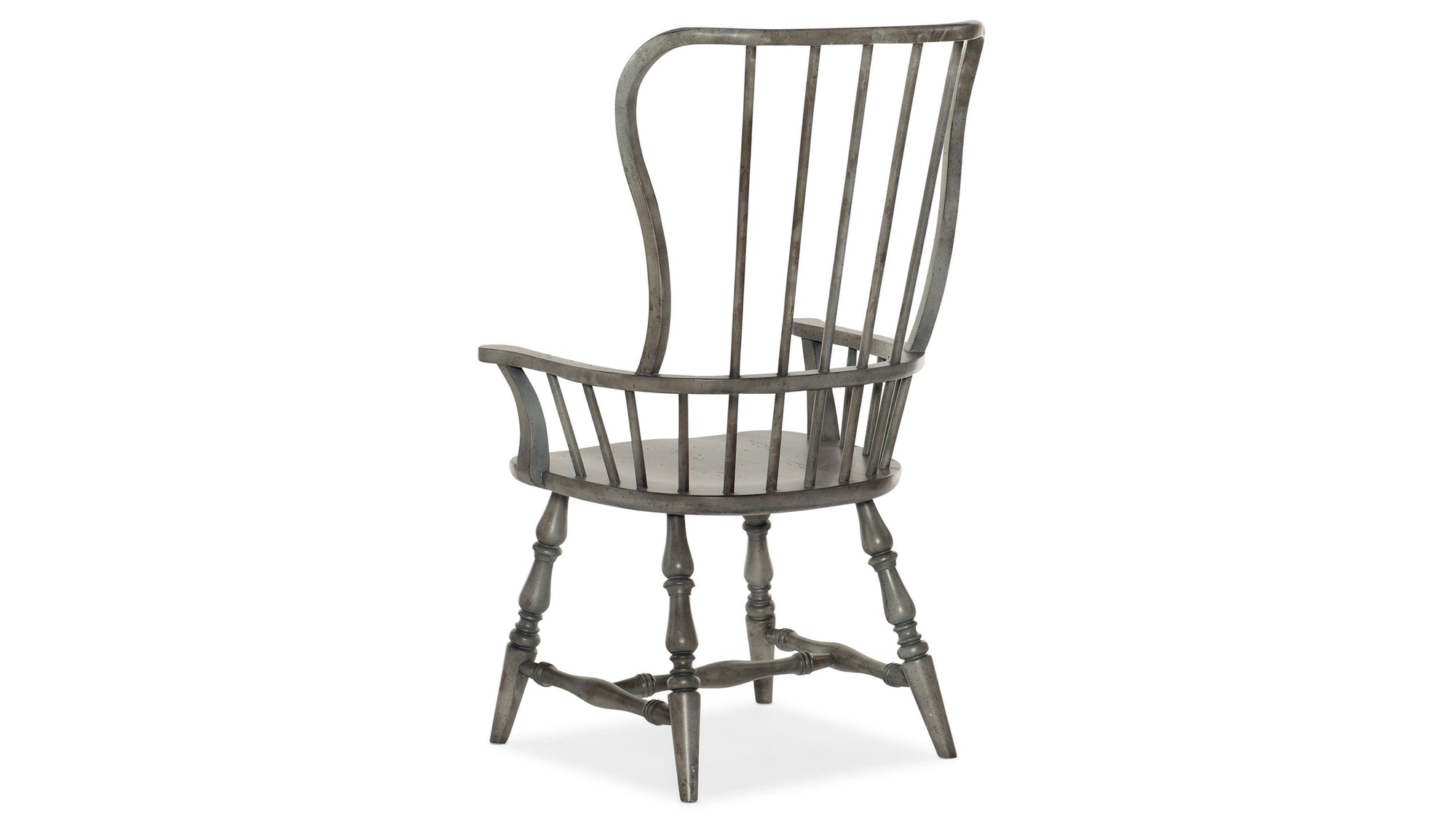 Ciao Bella - Spindle Back Arm Chair - Speckled Gray