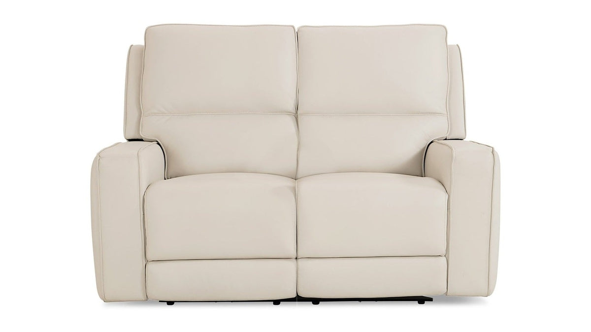 Raymond Leather Power Reclining Loveseat