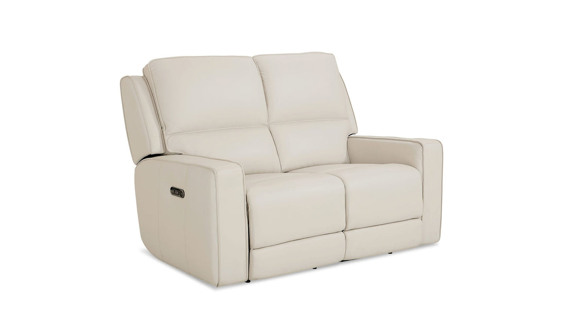 Raymond Leather Power Reclining Loveseat