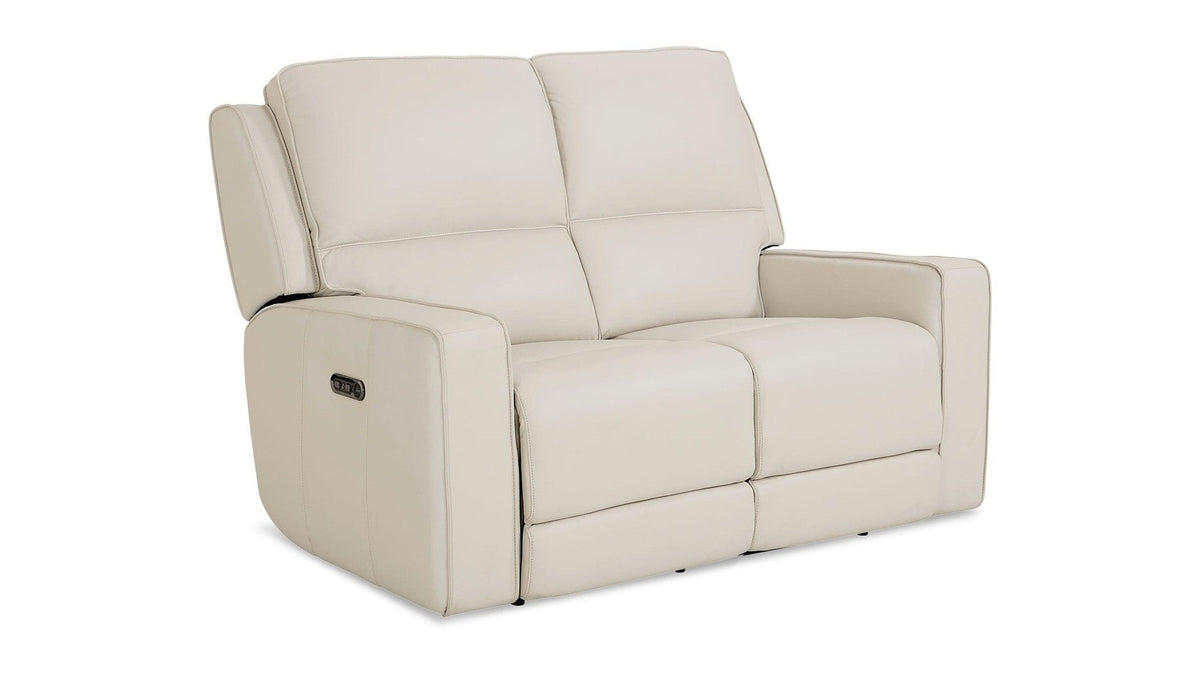 Raymond Leather Power Reclining Loveseat