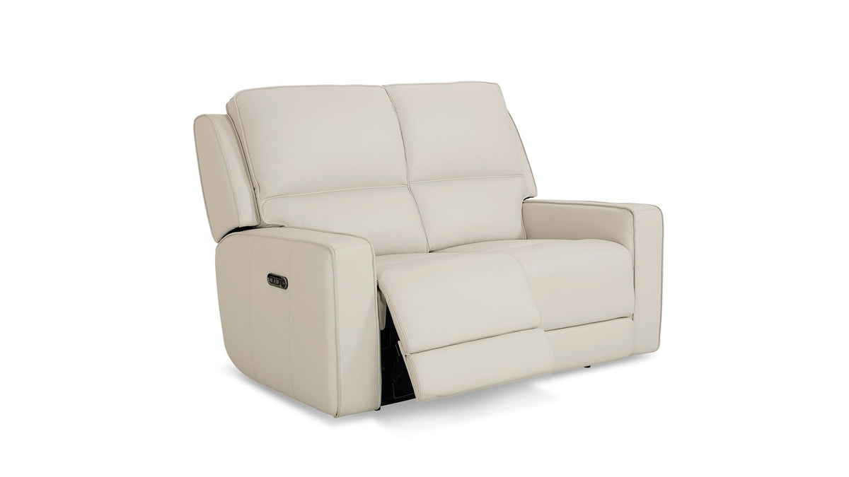 Raymond Leather Power Reclining Loveseat