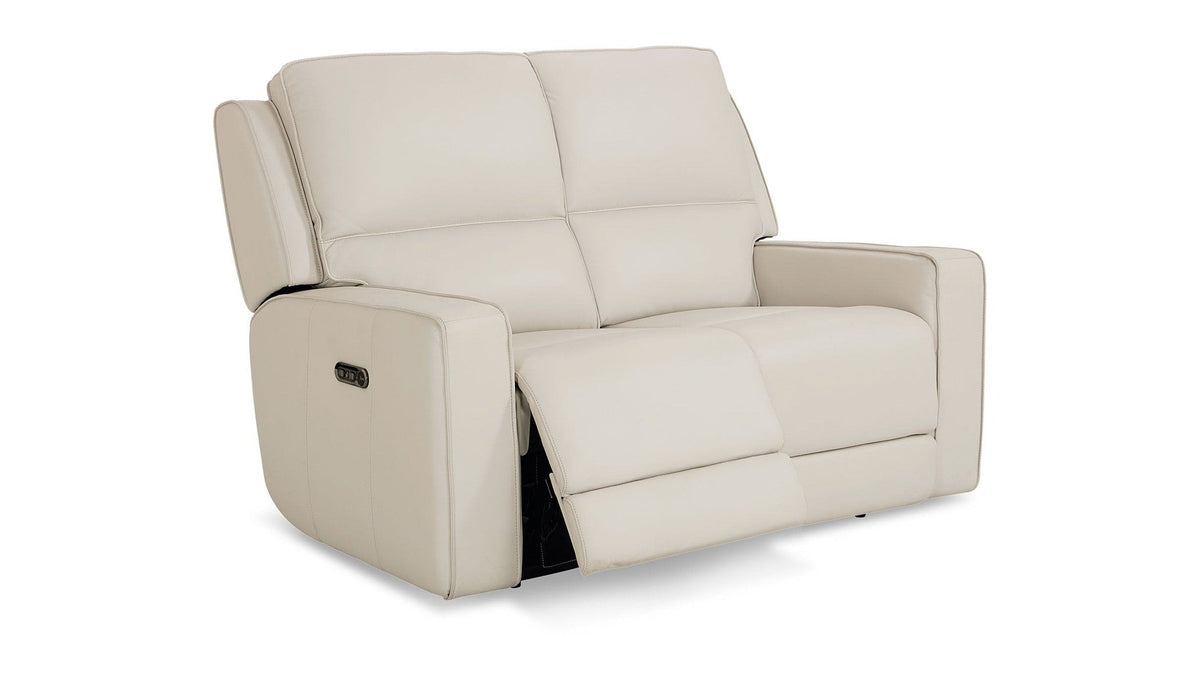 Raymond Leather Power Reclining Loveseat