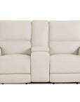 Raymond Leather Power Reclining Loveseat