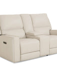 Raymond Leather Power Reclining Loveseat