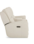 Raymond Leather Power Reclining Loveseat