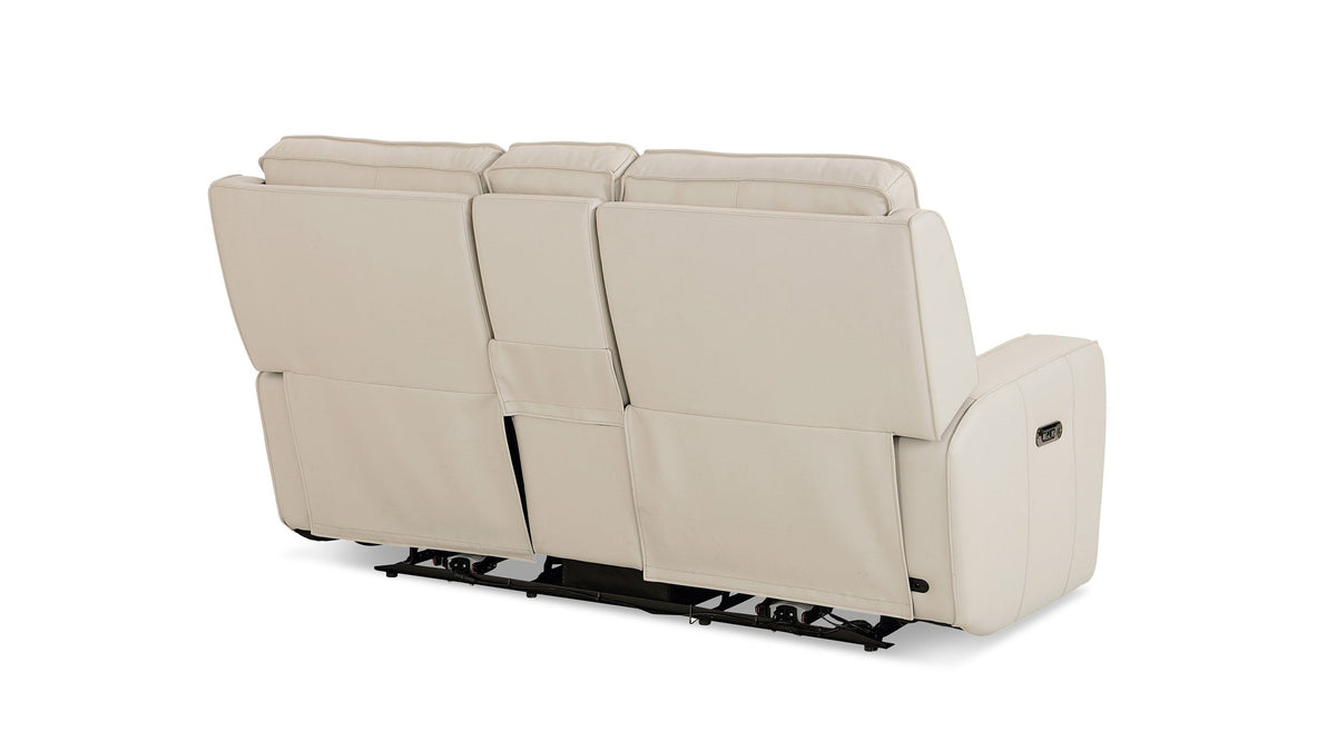 Raymond Leather Power Reclining Loveseat