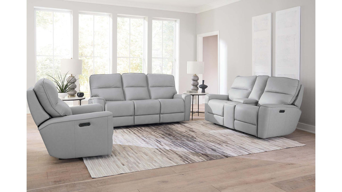 Kenneth Leather Power Reclining Sofa